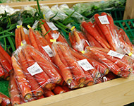 直売所の様子（小松菜）