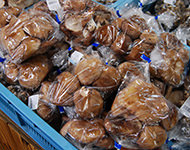 直売所の様子（シイタケ）